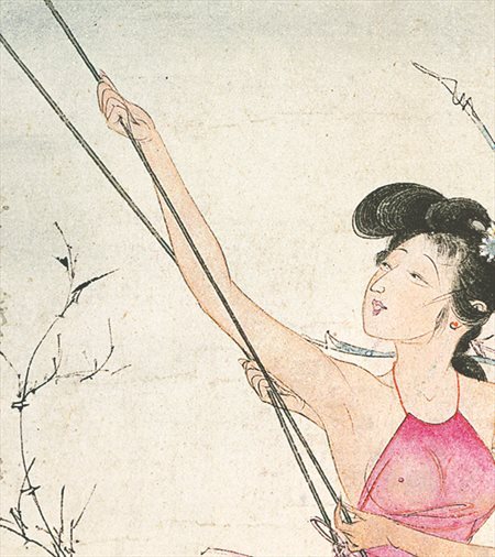 贵定县-胡也佛的仕女画和最知名的金瓶梅秘戏图